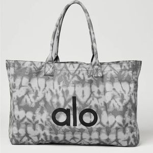 ALO YOGA - TIEDYE GREY SHOPPER TOTE